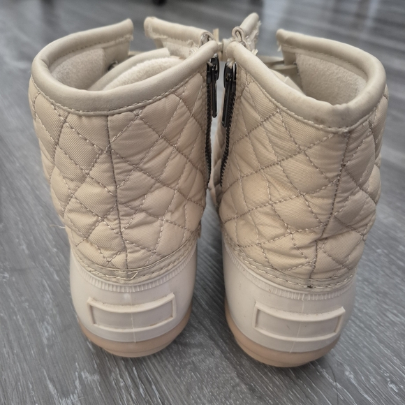 SO Women's Lace Up Boots - Beige - Picture 4 of 8